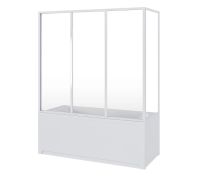 Товар: Боковая стенка для шторки на ванну Bas 70 ШТ00072 профиль Белый стекло прозрачное - фото 3 Боковая стенка для шторки на ванну Bas 70 ШТ00072 профиль Белый стекло прозрачное — фото 3, Боковые стенки