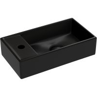 Раковина Ceramicanova Element 41 R CN6051RMB Черная матовая — фото 1, Мини-раковины
