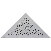 Решетка для душевого лотка Alcaplast VIEW Нержавеющая сталь — фото 1, Решетки для лотков и трапов