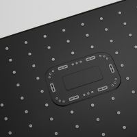 Душевая система Rose R28H R2835H Черная матовая — фото 13, Верхние души