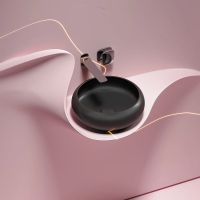 Раковина-чаша Ceramicanova Element 36 CN6050MB Черная матовая — фото 5, Раковины накладные