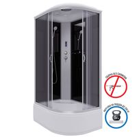 Душевая кабина Niagara Classic NG-2510-14LP (120х80х215) высокий поддон(40см),стекло тонированное,4  — фото 2, Душевые кабины