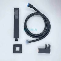 Душевая система ALMAes Teivaz TVZ-1805 Черная матовая — фото 7, Встраиваемые душевые комплекты