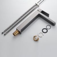 Смеситель для раковины Rose R18T R1811T-1 Оружейная сталь — фото 8, Смесители для раковины