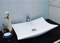 Раковина-чаша CeramaLux 56 9176 Белая — фото 3, Раковины накладные