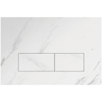 Клавиша смыва Iddis On-X ONX01W0i77 Белый мрамор — фото 1, Кнопки смыва