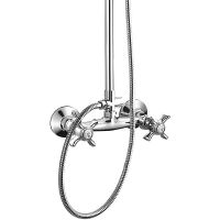 Душевая система D-Lin D10A19 Хром — фото 3, Душевые стойки