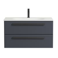 База под раковину подвесная CEZARES ECO-900-2C-SO-GR-P — фото 1, Тумбы под раковину