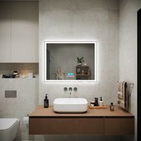 Товар: Зеркало для ванной комнаты SANCOS City 2.0 900x700 c подсветкой, арт.CI2.900 - фото 3 Зеркало для ванной комнаты SANCOS City 2.0 900x700 c подсветкой, арт.CI2.900 — фото 3, Зеркала в ванную комнату