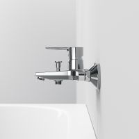 Товар: Смеситель для ванны Laparet Alamera N2032902LPT Хром - фото 2 Смеситель для ванны Laparet Alamera N2032902LPT Хром — фото 2, Для душа и ванны