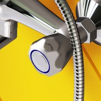 Смеситель для ванны Dorff Modern D7095000 универсальный Хром — фото 5, Смеситель для ванны