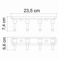 Oder K-3074 Кронштейн настенный — фото 4, Комплектующие для туалета