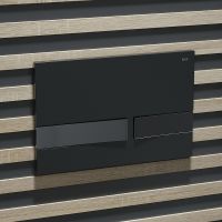 Товар: Клавиша смыва Iddis Unifix UNI06BCi77 Черная матовая Хром - фото 2 Клавиша смыва Iddis Unifix UNI06BCi77 Черная матовая Хром — фото 2, Кнопки смыва