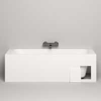 Ванна из искусственного камня Salini Orlanda 180х80 102012G Белая глянцевая — фото 13, Ванны из искусственного камня