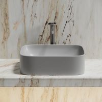 Раковина-чаша Ceramicanova Element 51 CN6052MSG Серая матовая — фото 5, Раковины накладные