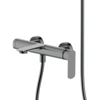 Смеситель для ванны AQUAme Monza AQM6312GM Оружейный металл — фото 4, Для душа и ванны