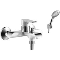 Смеситель для ванны Rossinka W35-31 Белый Хром — фото 1, Смеситель для ванны