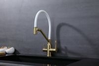 Смеситель для кухни Raglo R81.62.03 Золото матовое Белый — фото 29, Смесители для кухни