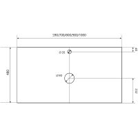 Столешница под раковину 1MarKa Loft 70 Ц0000021560 Черная — фото 4, Столешницы под раковину