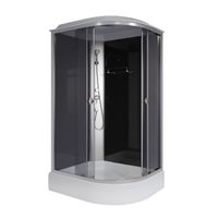 Душевая кабина Niagara Eco (120х80х215) средний поддон(26см),стекло тонированное,4 ме арт-E120/80/26L/TN — фото 3, Душевые кабины