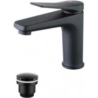 Смеситель для раковины Lemark Bronx LM3706BL Черный — фото 1, Смесители для раковины