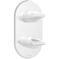 Смеситель для душа Bossini Apice Z00500.045 с термостатом Белый матовый — фото 1, Смеситель для душа