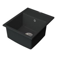 Товар: Мойка кухонная Point Римо 60 PN3010B, черный - фото 3 Мойка кухонная Point Римо 60 PN3010B, черный — фото 3, Кухонные мойки