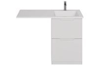 Товар: Тумба Bona, 60 см, напольная, 2 ящика, белый глянец арт-99.0451 - фото 9 Тумба Bona, 60 см, напольная, 2 ящика, белый глянец арт-99.0451 — фото 9, Тумбы под раковину