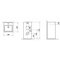 Товар: Раковина Laguraty 40 3010W Белая - фото 4 Раковина Laguraty 40 3010W Белая — фото 4, Раковины