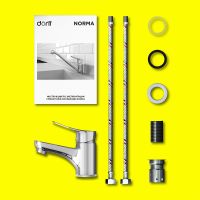 Товар: Смеситель для раковины Dorff Norma D1002100 Хром - фото 2 Смеситель для раковины Dorff Norma D1002100 Хром — фото 2, Смесители для раковины