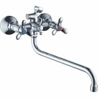 Смеситель для ванны Haiba HB2212 универсальный Хром — фото 1, Смеситель для ванны