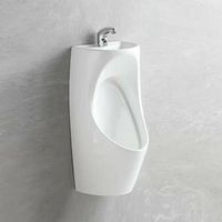 Писсуар CeramaLux X573P подвесной с горизонтальным выпуском — фото 1, Писсуары