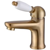 Смеситель для раковины Caprigo Adria-Uno 02-522-vot Бронза — фото 1, Смесители для раковины