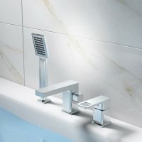 Смеситель на борт ванны Haiba HB80615 Хром — фото 3, Смесители на борт ванны