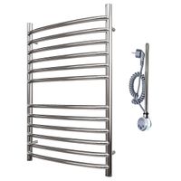 Товар: Полотенцесушитель электрический Point Альфа PN05158SE П12 500x800 левый/правый, хром - фото 4 Полотенцесушитель электрический Point Альфа PN05158SE П12 500x800 левый/правый, хром — фото 4, Электрические полотенцесушители