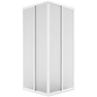 Душевой уголок Melodia della vita Project Quadro 80x80 MCNPQ8080PsWt профиль Белый полистирол призма — фото 2, Квадратные душевые уголки