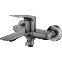 Смеситель для ванны Haiba HB60816-3 Оружейная сталь — фото 1, Для душа и ванны