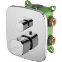 Смеситель для душа Swedbe Platta 9031 с термостатом Хром — фото 1, Смеситель для душа