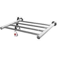 Электрический полотенцесушитель Domoterm Полка DMT-T4 38x53 EK L Хром — фото 1, Электрические полотенцесушители