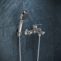 Смеситель для ванны Aringa Рейн AR02004CH Хром — фото 3, Смеситель для ванны