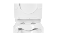 Унитаз напольный безободковый с бачком AQUATEK АМАДЕО AQ2914-00, 635*385*820 мм, горизонтальный выпу — фото 5, Напольные унитазы