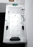 Акриловая ванна Gemy 171x86 G9066 II O L с гидромассажем — фото 5, Ванны