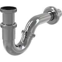 Сифон для биде Alcaplast A45G Хром — фото 1, Сифоны для биде