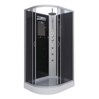 Душевая кабина Niagara Classic NG-3512-14RBKTG (120х80х210) низкий поддон(13см),стекло тонированное, — фото 1, Душевые кабины