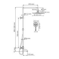 Товар: A188.067.059.WM Thermo Душевой комплект с термостатическим смесителем - фото 3 A188.067.059.WM Thermo Душевой комплект с термостатическим смесителем — фото 3, Душевые системы