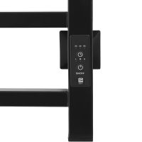 Электрический полотенцесушитель Energy Cube 700x400 EETR0CUBE07040R905M Черный матовый — фото 4, Электрические полотенцесушители