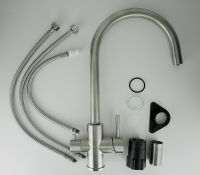 Смеситель для кухни ESKO K22 Никель матовый — фото 4, Смесители для кухни