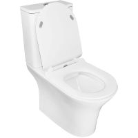 Унитаз компакт Azario Fretta Round AZ-1217+AZ-1216 с бачком и сиденьем Микролифт — фото 10, Напольные унитазы