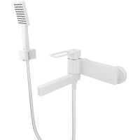 Смеситель для ванны Iddis Slide SLIWT00i02 Белый матовый — фото 1, Для душа и ванны