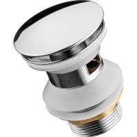 Донный клапан Swedbe Attribut 0003 click-clack Хром — фото 4, Донные клапаны